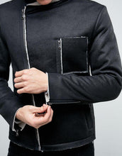 Load image into Gallery viewer, United Colors of Benetton Faux Shearling Hooded Jacket