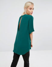 Load image into Gallery viewer, Monki Longline Woven Top