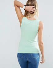 Load image into Gallery viewer, Tank with V-Neck and Panel Detail